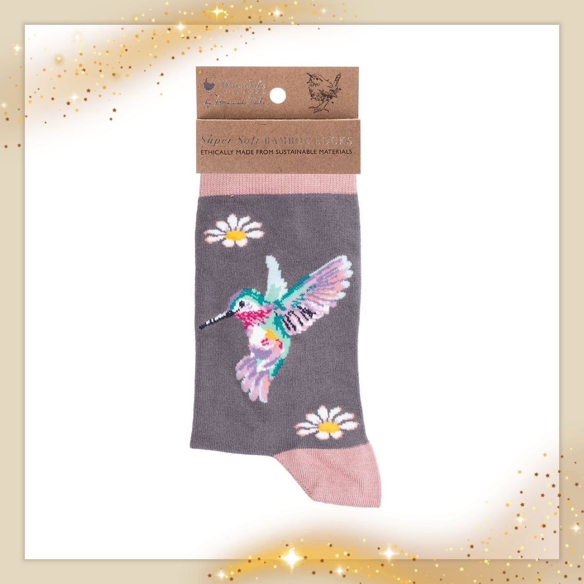 Wrendale sokken dames Kolibri