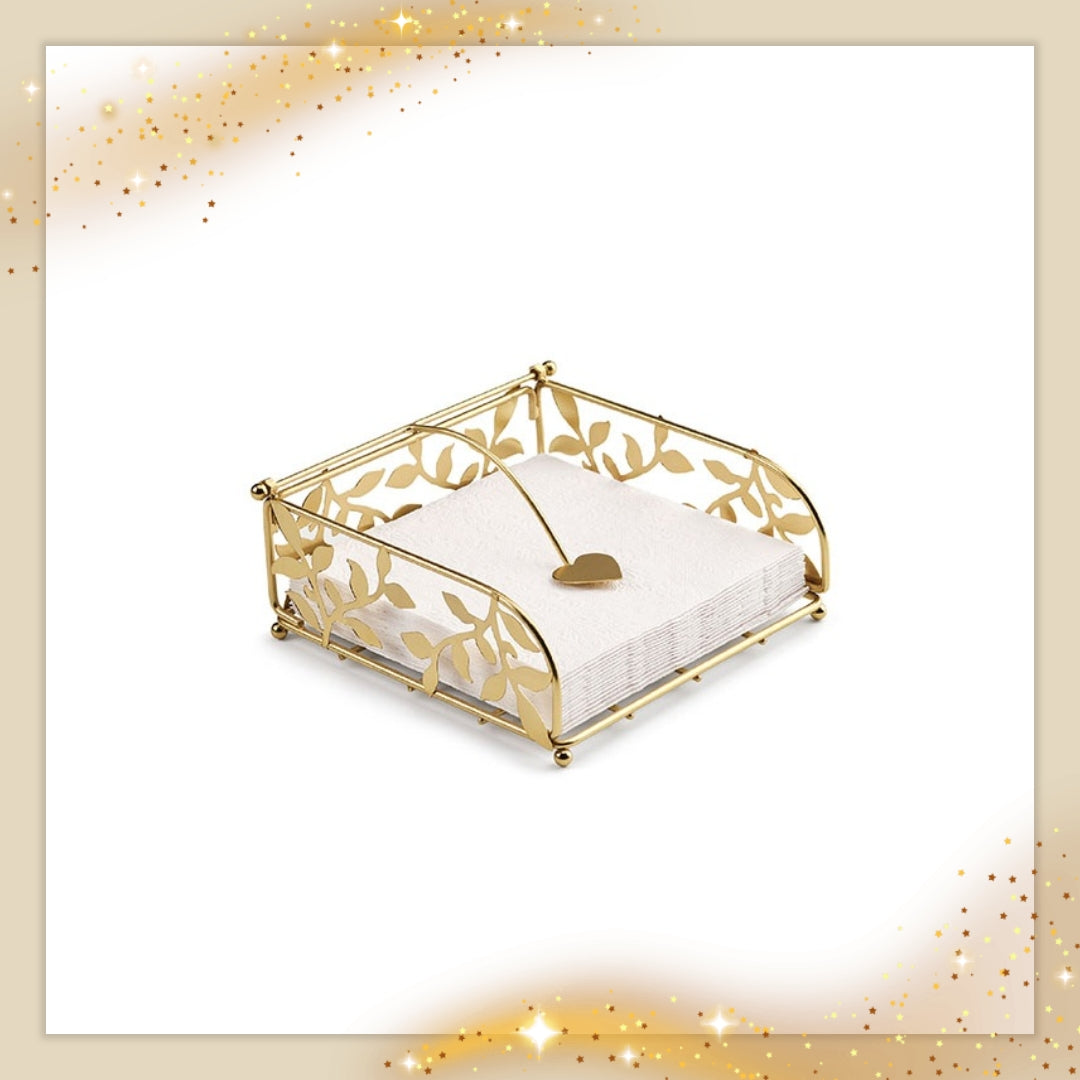 Servetten houder gold