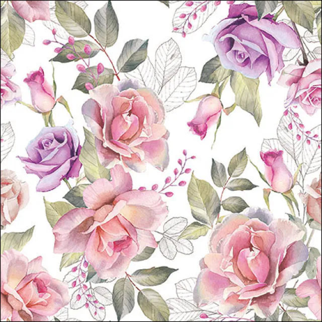 Servet "Rozen romantiek"