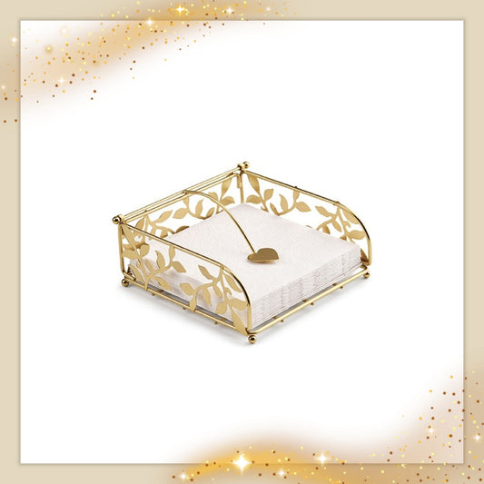 Servetten houder gold