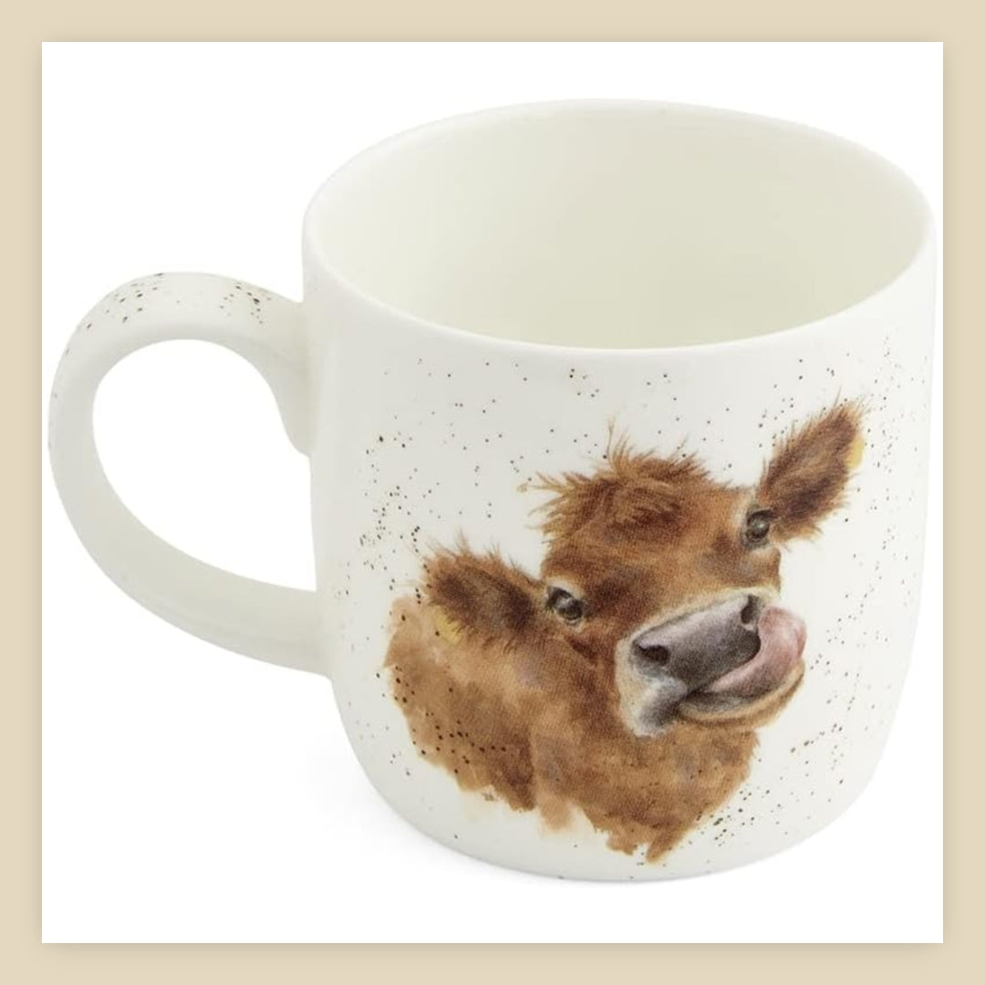 Wrendale mok Highland Cow "Royal Worcester"