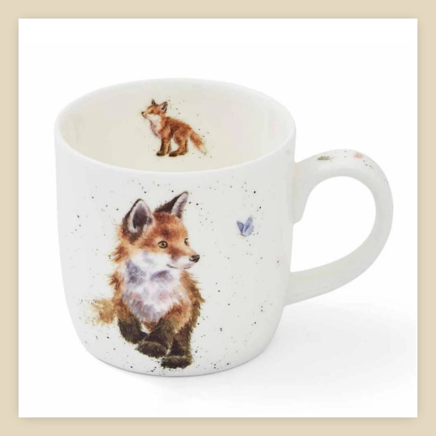 Wrendale mok vos "Royal Worcester"