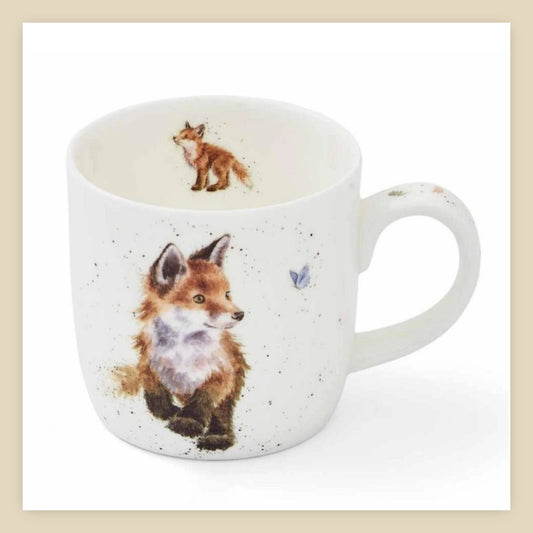 Wrendale mok vos "Royal Worcester"