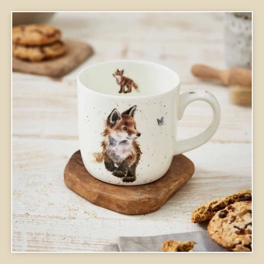 Wrendale mok vos "Royal Worcester"