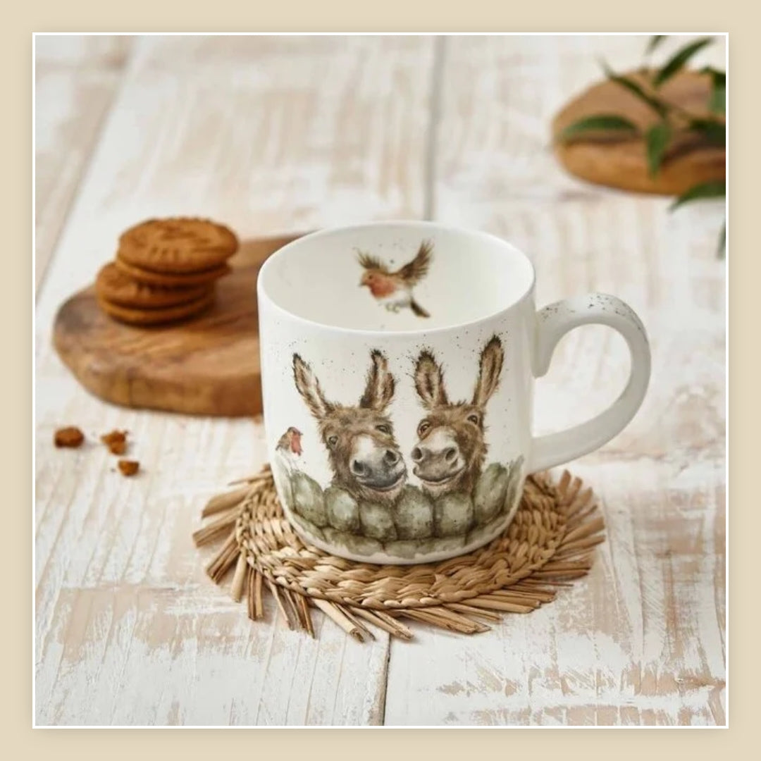 Wrendale mok ezel "Royal Worcester"